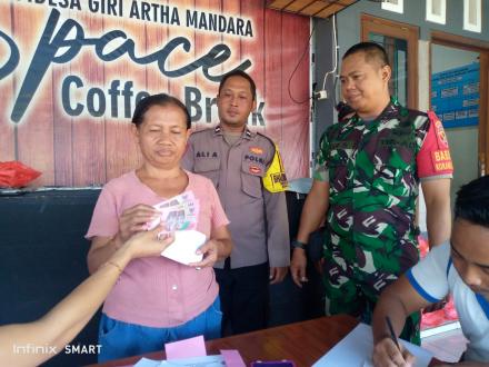Penyaluran Bantuan Langsung Tunai Dana Desa (BLT DD) bulan Oktober 2025